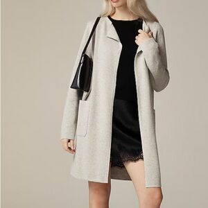 J. Crew Juliette Collarless sweater-blazer